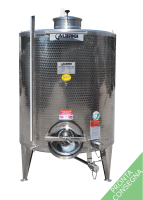 Бак 2100 литров | для хранения и ферментации, С ИНДИКАТОРОМ УРОВНЯ | сталь AISI 304 L