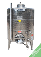 Бак 2600 литров | для хранения и ферментации, с термооборудованием, с регулятором уровня | из стали AISI 304 L